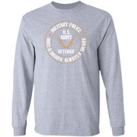Load image into Gallery viewer, Designs by MyUtopia Shout Out:Military Police Veteran Long Sleeve Ultra Cotton T-Shirt,Sport Grey / S,Long Sleeve T-Shirts
