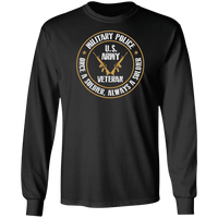 Load image into Gallery viewer, Designs by MyUtopia Shout Out:Military Police Veteran Long Sleeve Ultra Cotton T-Shirt,Black / S,Long Sleeve T-Shirts

