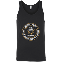 Load image into Gallery viewer, Designs by MyUtopia Shout Out:Military Police Veteran Unisex Tank,X-Small / Black,Tank Tops

