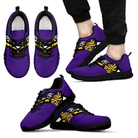 Load image into Gallery viewer, Designs by MyUtopia Shout Out:Minnesota Fan Art Black Running Shoes
