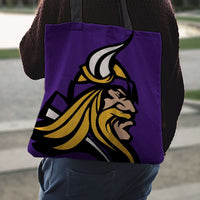 Load image into Gallery viewer, Designs by MyUtopia Shout Out:Minnesota Fan Art Fabric Totebag Reusable Shopping Tote
