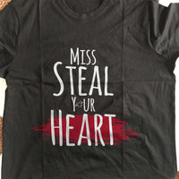 Load image into Gallery viewer, Designs by MyUtopia Shout Out:Miss Steal Your Heart Adult Unisex T-Shirt
