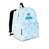 Load image into Gallery viewer, Designs by MyUtopia Shout Out:Mississippi Nurse Backpack Blue,Large (18 x 14 x 8 inches) / Adult (Ages 13+) / Light Blue,Backpacks

