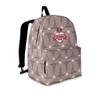Load image into Gallery viewer, Designs by MyUtopia Shout Out:Mississippi Nurse Backpack Brown,Large (18 x 14 x 8 inches) / Adult (Ages 13+) / Brown,Backpacks
