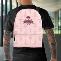 Load image into Gallery viewer, Designs by MyUtopia Shout Out:Mississippi Nurse Backpack Pink
