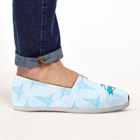 Load image into Gallery viewer, Designs by MyUtopia Shout Out:Mississippi Nurse Blue Casual Canvas Slip on Shoes Women&#39;s Flats
