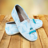 Load image into Gallery viewer, Designs by MyUtopia Shout Out:Mississippi Nurse Blue Casual Canvas Slip on Shoes Women&#39;s Flats
