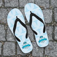 Load image into Gallery viewer, Designs by MyUtopia Shout Out:Mississippi Nurse Blue Flip-Flops
