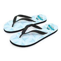 Load image into Gallery viewer, Designs by MyUtopia Shout Out:Mississippi Nurse Blue Flip-Flops

