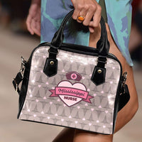 Load image into Gallery viewer, Designs by MyUtopia Shout Out:Mississippi Nurse Faux Leather Handbag with Shoulder Strap
