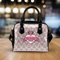 Load image into Gallery viewer, Designs by MyUtopia Shout Out:Mississippi Nurse Faux Leather Handbag with Shoulder Strap
