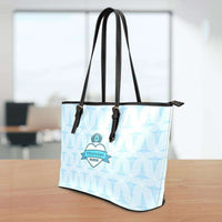 Load image into Gallery viewer, Designs by MyUtopia Shout Out:Mississippi Nurse Faux Leather Totebag Purse Blue
