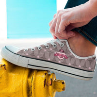 Load image into Gallery viewer, Designs by MyUtopia Shout Out:Mississippi Nurse Lowtop Sneakers Brown,Men&#39;s / Men&#39;s US8 (EU40) / Brown/Pink,Lowtop Shoes

