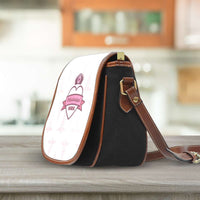 Load image into Gallery viewer, Designs by MyUtopia Shout Out:Mississippi Nurse Pink Canvas Saddlebag Style Crossbody Purse
