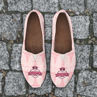 Load image into Gallery viewer, Designs by MyUtopia Shout Out:Mississippi Nurse Pink Casual Canvas Slip on Shoes Women&#39;s Flats

