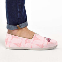 Load image into Gallery viewer, Designs by MyUtopia Shout Out:Mississippi Nurse Pink Casual Canvas Slip on Shoes Women&#39;s Flats
