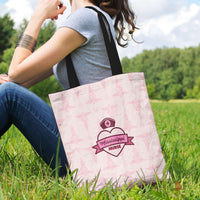 Load image into Gallery viewer, Designs by MyUtopia Shout Out:Mississippi Nurse Pink Fabric Totebag Reusable Shopping Tote

