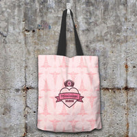 Load image into Gallery viewer, Designs by MyUtopia Shout Out:Mississippi Nurse Pink Fabric Totebag Reusable Shopping Tote
