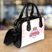 Load image into Gallery viewer, Designs by MyUtopia Shout Out:Mississippi Nurse Pink Faux Leather Handbag with Shoulder Strap
