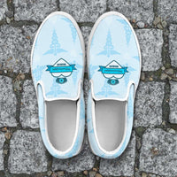 Load image into Gallery viewer, Designs by MyUtopia Shout Out:Mississippi Nurse Slip-on Shoes Blue
