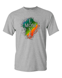 Load image into Gallery viewer, Designs by MyUtopia Shout Out:Mom Love Adult Unisex T-Shirt,Athletic Heather / S,Adult Unisex T-Shirt
