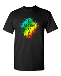Load image into Gallery viewer, Designs by MyUtopia Shout Out:Mom Love Adult Unisex T-Shirt,Black / S,Adult Unisex T-Shirt
