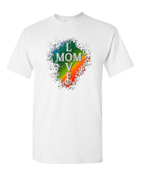 Load image into Gallery viewer, Designs by MyUtopia Shout Out:Mom Love Adult Unisex T-Shirt,White / S,Adult Unisex T-Shirt
