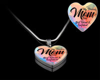 Load image into Gallery viewer, Designs by MyUtopia Shout Out:Mom My Best Friend and Confidant Liquid Glass Personalized Keepsake Necklace
