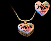 Load image into Gallery viewer, Designs by MyUtopia Shout Out:Mom My Best Friend and Confidant Liquid Glass Personalized Keepsake Necklace
