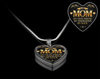 Load image into Gallery viewer, Designs by MyUtopia Shout Out:Mom, My Best Friend, My Inspiration, My Rock Liquid Glass Personalized Keepsake Necklace
