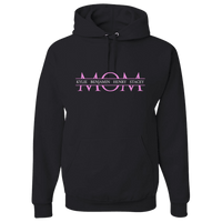 Load image into Gallery viewer, Designs by MyUtopia Shout Out:MOM Personalized with Kid&#39;s Names Adult Hoodie,Black / S,Pullover Hoodie
