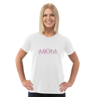 Load image into Gallery viewer, Designs by MyUtopia Shout Out:MOM Personalized with Kid&#39;s Names Adult Unisex T-Shirt
