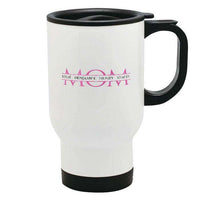 Load image into Gallery viewer, Designs by MyUtopia Shout Out:MOM Personalized with Kid&#39;s Names Travel Mug
