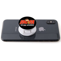 Load image into Gallery viewer, Designs by MyUtopia Shout Out:Mom The Real Superhero Hinged Phone Grip and Stand for Smartphones and Tablets

