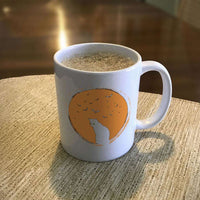 Load image into Gallery viewer, Designs by MyUtopia Shout Out:Moon Cat White Ceramic Coffee Mug
