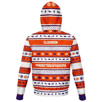 Load image into Gallery viewer, Designs by MyUtopia Shout Out:#More Tiger Pushups Clemson Fan - 3D Ugly Christmas Sweater Style Fashion Zip Hoodie Jacket
