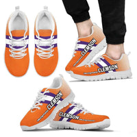 Load image into Gallery viewer, Designs by MyUtopia Shout Out:#MoreTigerPushUps Clemson Fan Running Shoes
