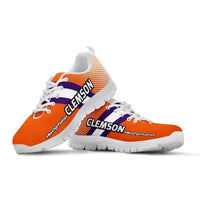 Load image into Gallery viewer, Designs by MyUtopia Shout Out:#MoreTigerPushUps Clemson Fan Running Shoes,Mens US5 (EU38) / Orange,Running Shoes
