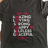 Load image into Gallery viewer, Designs by MyUtopia Shout Out:Mother Crossword Puzzle Adult Unisex T-Shirt
