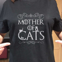 Load image into Gallery viewer, Designs by MyUtopia Shout Out:Mother of Cats Adult Unisex T-Shirt
