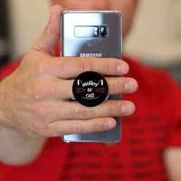 Load image into Gallery viewer, Designs by MyUtopia Shout Out:Mother of Cats Hinged Pop-out Phone Grip and Stand for Smartphones and Tablets
