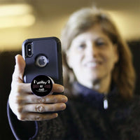 Load image into Gallery viewer, Designs by MyUtopia Shout Out:Mother of Cats Hinged Pop-out Phone Grip and Stand for Smartphones and Tablets
