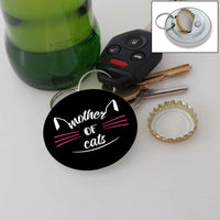 Load image into Gallery viewer, Designs by MyUtopia Shout Out:Mother of Cats Magnetic Key chain and bottle opener

