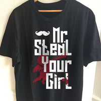 Load image into Gallery viewer, Designs by MyUtopia Shout Out:Mr. Steal Your Girl Adult Unisex T-Shirt
