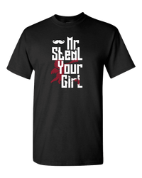 Load image into Gallery viewer, Designs by MyUtopia Shout Out:Mr. Steal Your Girl Adult Unisex T-Shirt,S / Black,Adult Unisex T-Shirt
