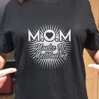 Load image into Gallery viewer, Designs by MyUtopia Shout Out:Multitasking Mom Adult Unisex T-Shirt
