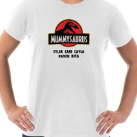 Load image into Gallery viewer, Designs by MyUtopia Shout Out:Mummysaurus Personalized Adult Unisex T-Shirt
