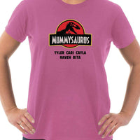 Load image into Gallery viewer, Designs by MyUtopia Shout Out:Mummysaurus Personalized Adult Unisex T-Shirt
