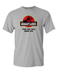 Load image into Gallery viewer, Designs by MyUtopia Shout Out:Mummysaurus Personalized Adult Unisex T-Shirt,Athletic Heather / S,Adult Unisex T-Shirt
