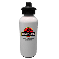 Load image into Gallery viewer, Designs by MyUtopia Shout Out:Mummysaurus Personalized Stainless Steel Reusable Water Bottle
